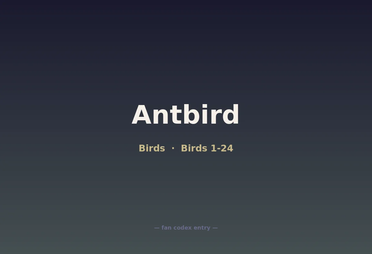Antbird
