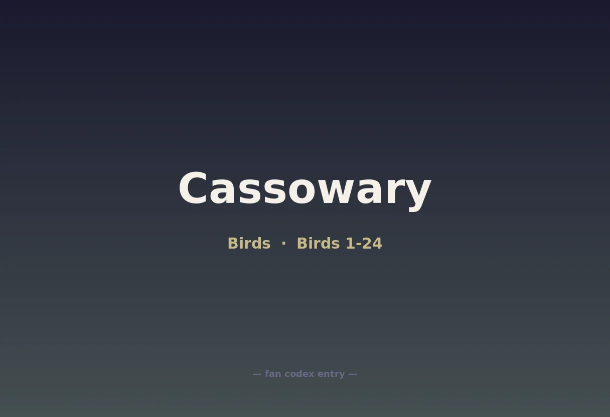Cassowary